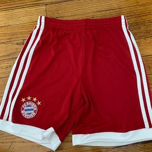 2 pairs of adidas kids soccer shorts size Medium